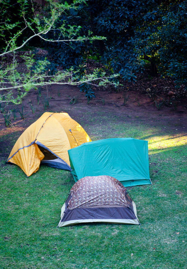 Tents in the Garden